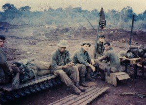 Second squad on LZ Ramada: Ken (KIA), Gamble, Bill, Hank, Buddha, Dorio. Phuc Vinh, Vietnam 1970