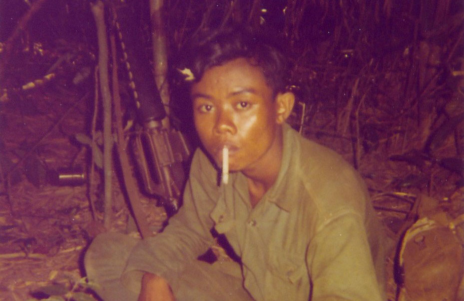 Diem Diem, aka Jim Dumb, Kit Karson Scout. Tay Ninh, Vietnam 1970