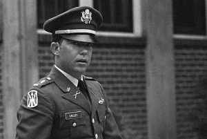 Lt. Calley at his court-martial at Fort Benning, Greorgia 1971.