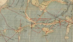 McLaws Map fo Chancellorsville