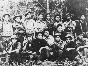 An NVA platoon in the jungle