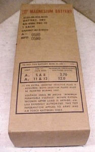 BATTERY FOR PRC 25